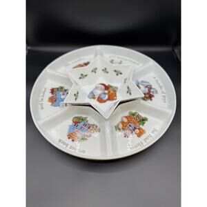 Portmeirion Christmas Story Chip & Dip